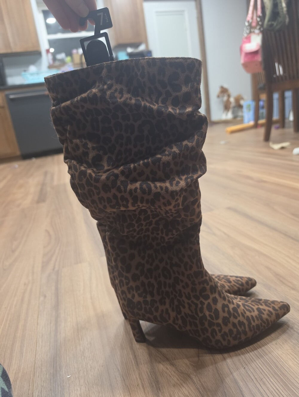 Women's Faux Suede Slouch Boots